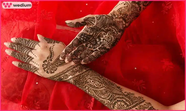 not selecting the mehendi design in advance