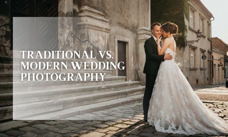 traditional vs. modern wedding photography